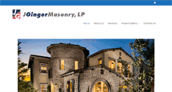 Desktop Screenshot of jgingermasonry.com